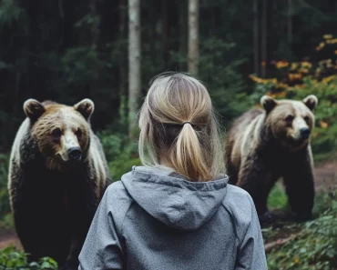 Deux ours l’ont conduite dans la forêt et ce qu’elle a découvert a été dévastateur