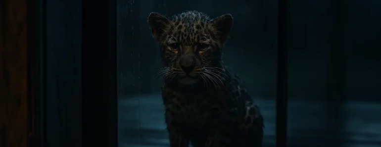 Un léopard orphelin frappait à sa porte chaque matin. Un jour, elle l’a finalement laissé entrer