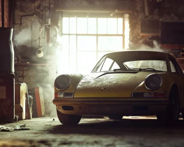 Un pompier achète la vieille Porsche de sa veuve et retrouve ce que son mari avait laissé derrière lui il y a 46 ans